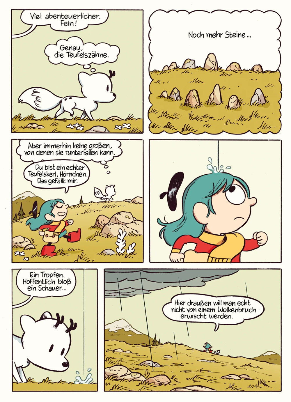 Hilda und Hörnchen: Das Regenversteck