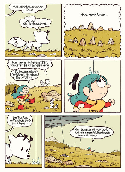 Hilda und Hörnchen: Das Regenversteck