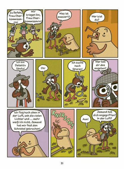 Detektiv Spatz und die gebrochene Feder