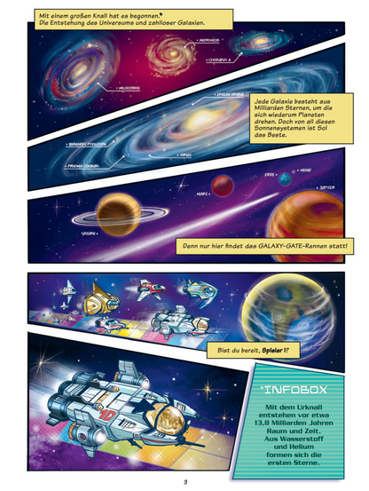 WAS IST WAS Comic: Planeten und Raumfahrt